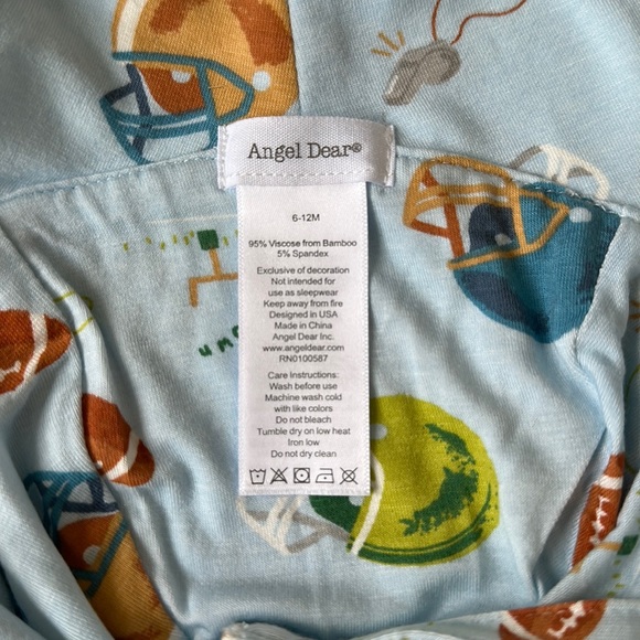 Angel Dear ‘Football’ Sun Hat 6-12 Months - Picture 2 of 4